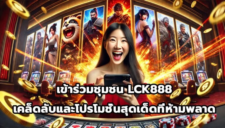 เข้าร่วมชุมชน LCK888 เคล็ดลับและโปรโมชั่นสุดเด็ดที่ห้ามพลาด-3